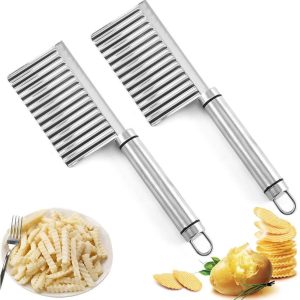 STAINLESS STEEL KITCHEN WAVY KNIFE
