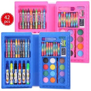 Art Kit (42 Pcs) – Complete Coloring Kit & Drawing Set