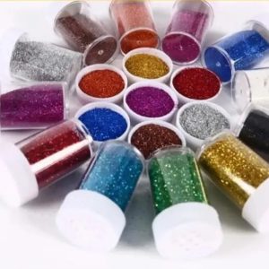 Pack of 12 Glitter Bottle for Art and craft 10ml