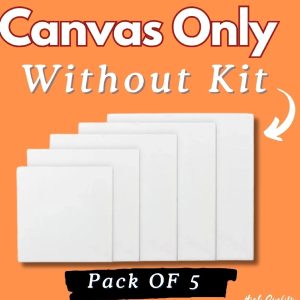 Professional Artist High Quality, 5 Pc's Canvas