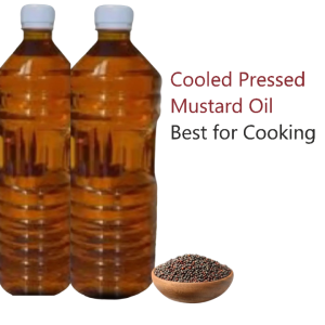 Mustard Cooking Oil 1 litre - Desi Sarson Ka Tail - Cold ...