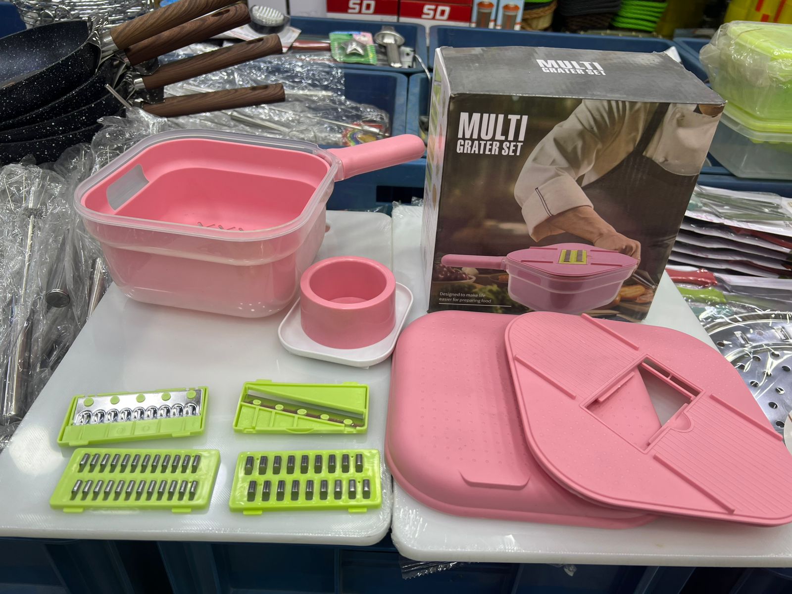 Vegetable Cutter Multi-Functional Potatoes Manually Cut Shred Slicer Grater Kitchenware Acceesories Tools - Image 6