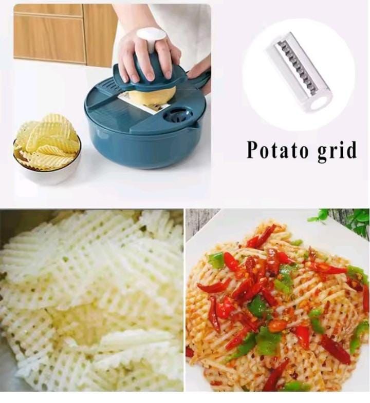 Vegetable Cutter Multi-Functional Potatoes Manually Cut Shred Slicer Grater Kitchenware Acceesories Tools - Image 4