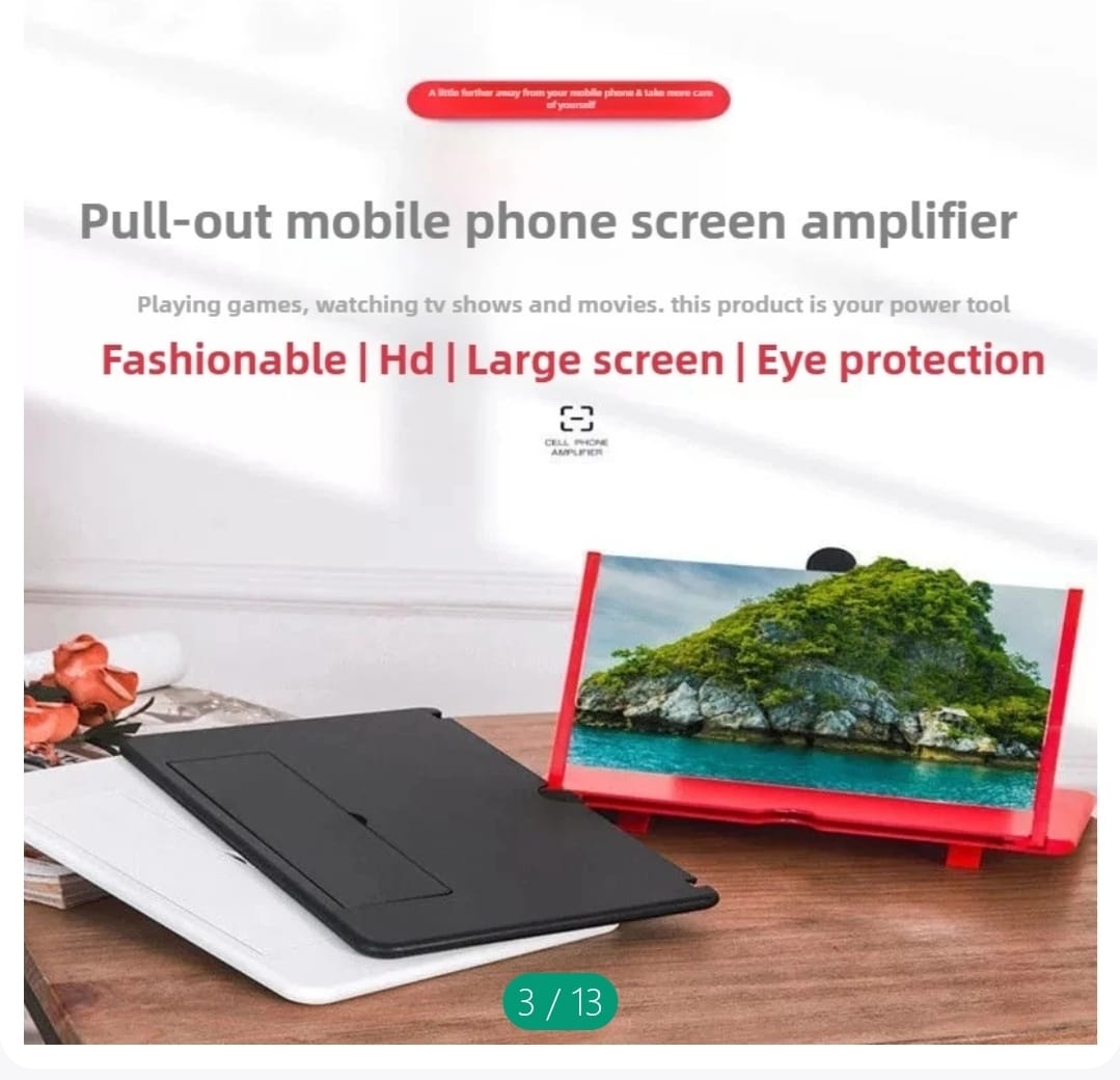 3D Mobile Phone Screen Magnifier Amplifier - Image 2