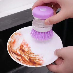 Kitchen Wash Pot Dish Brush Automatic Liquid Filling