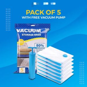 Vacuum Seal Bags for Clothing, Space Saver Vacuum Storage Bags